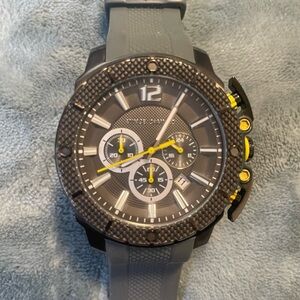 Vince Camuto Men's VC/1019DGDG The Striker Grey-Ionic Plated Watch